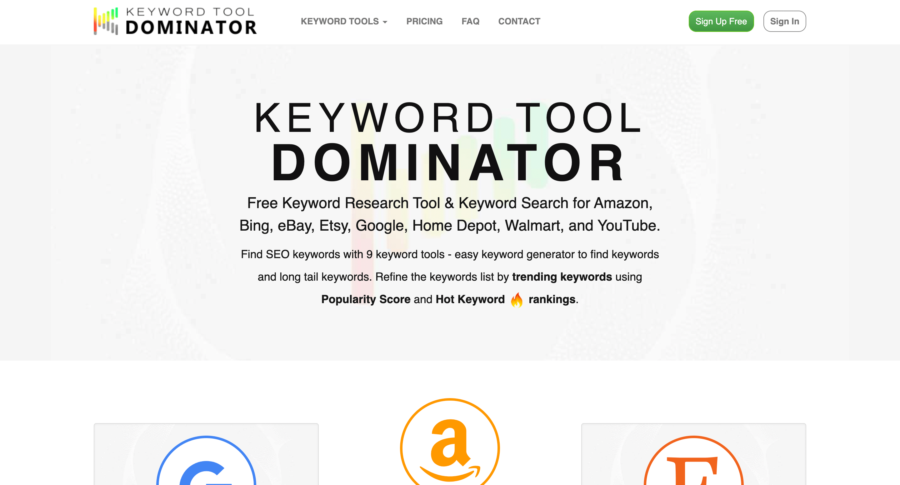 keyword tool dominator